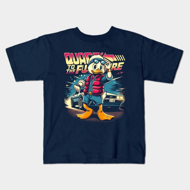 Quack to the Future Kids T-Shirt by Lima's